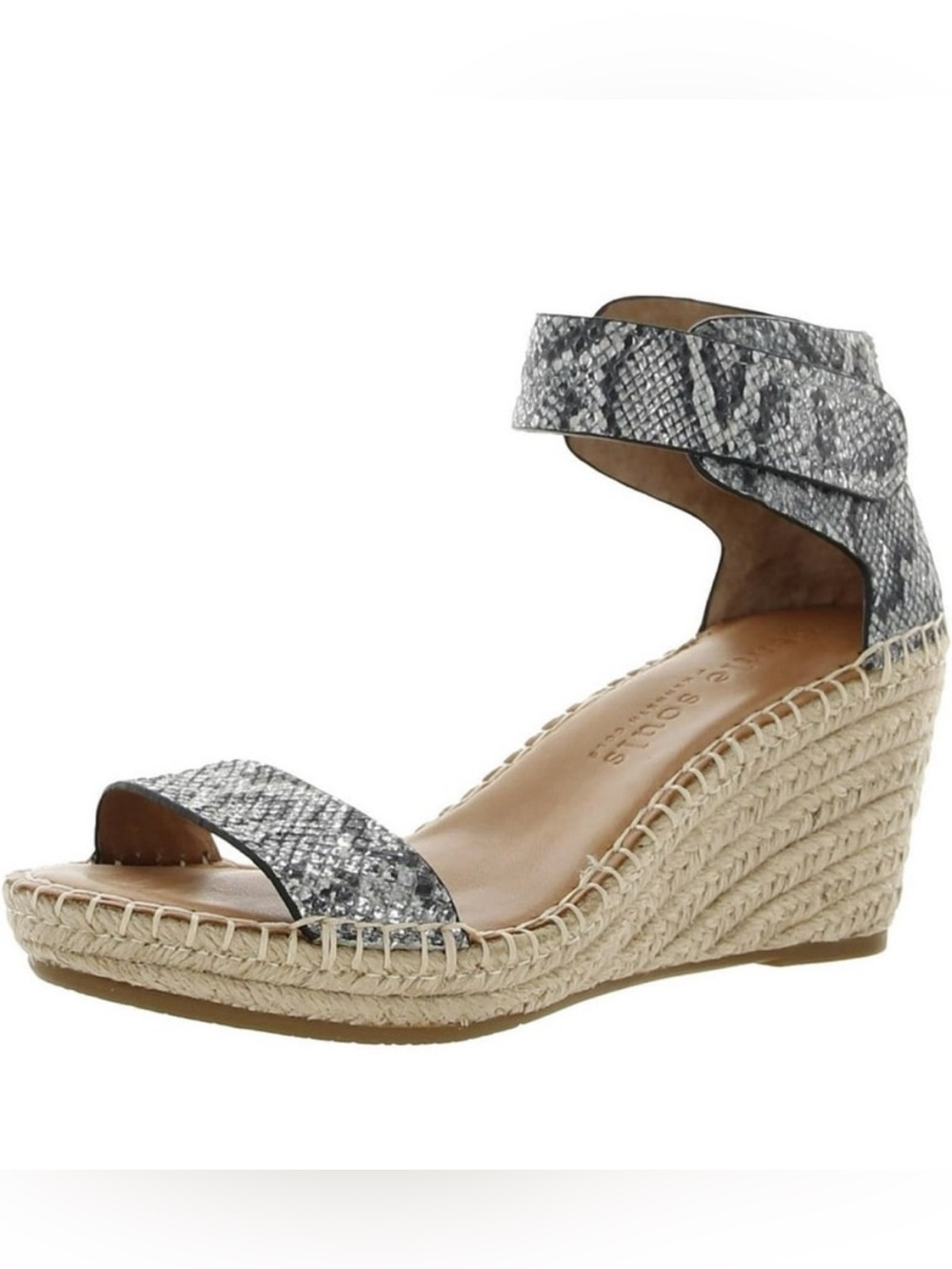 Gentle Souls Kenneth Cole Charli Snakeskin Espadrille Sz 8 BNWB